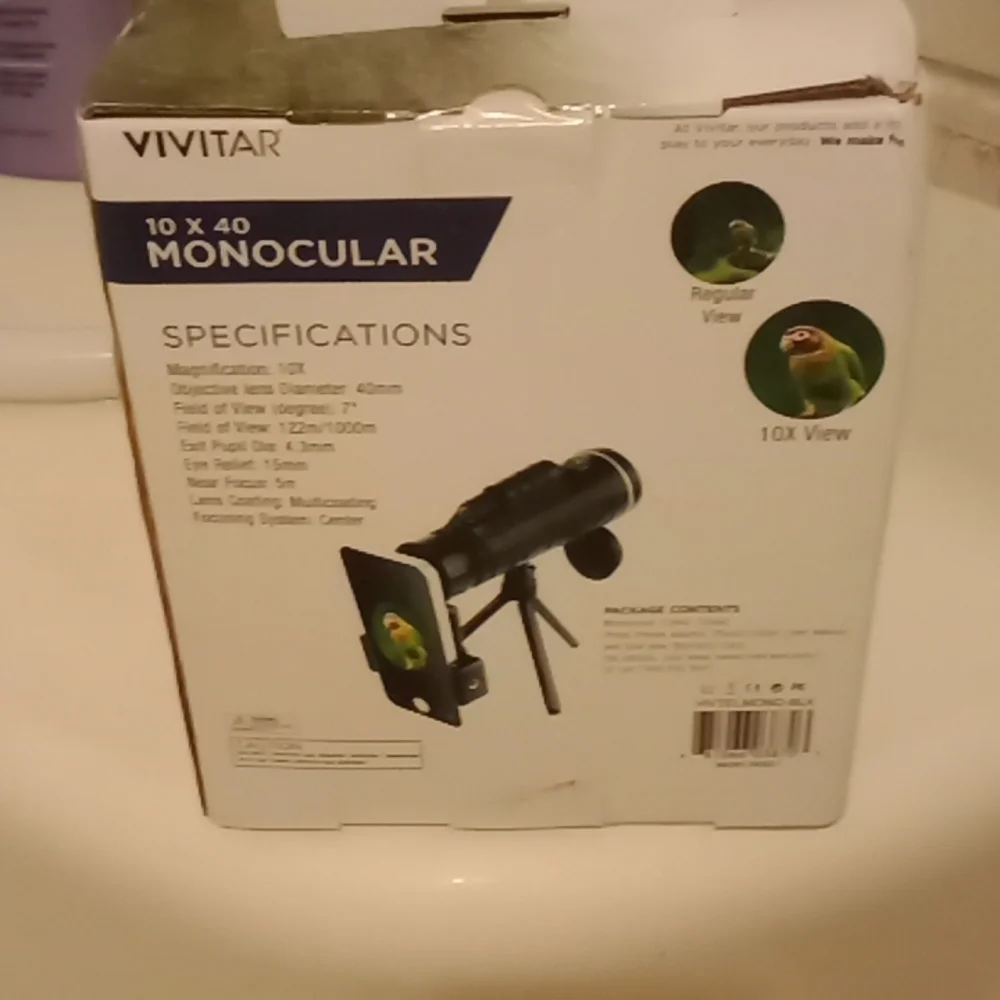 Really nice 10x40 monocular viewer increases magnification 10 times